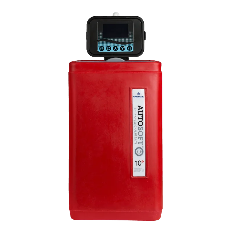 Autosoft softener for hot water