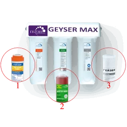 Geyser Max bellow sink
